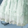 thumbnail image 6 of Levmjia Women's Midi Skirt Mid Length High Waisted Floral Mesh Double Layer A-Line Skirt Casual Party Beach Vacation Spring Summer, 6 of 8