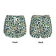 thumbnail image 3 of Balery Green Leopard Pantalones cortos deportivos para mujer con forro y dos bolsillos, elásticos, para entrenamiento, gimnasio, yoga-X-Large, 3 of 7