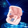 thumbnail image 3 of True Wireless Bluetooth Headphones Compact Charging Case for Driving Pink, 3 of 8