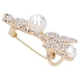 thumbnail image 3 of Broche Pin Diamante Patrón De Mariposa Pin De Solapa Insignias De Abrigo Accesorios De Ramillete De FiestaBlanco, 3 of 5