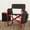 Dark Gray with Red Accents, variant on Fusion Camping Chair