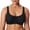 Black, variant on Women's Full Coverage Bra Plus Size Supportive Outside Underwire Unlined Bras