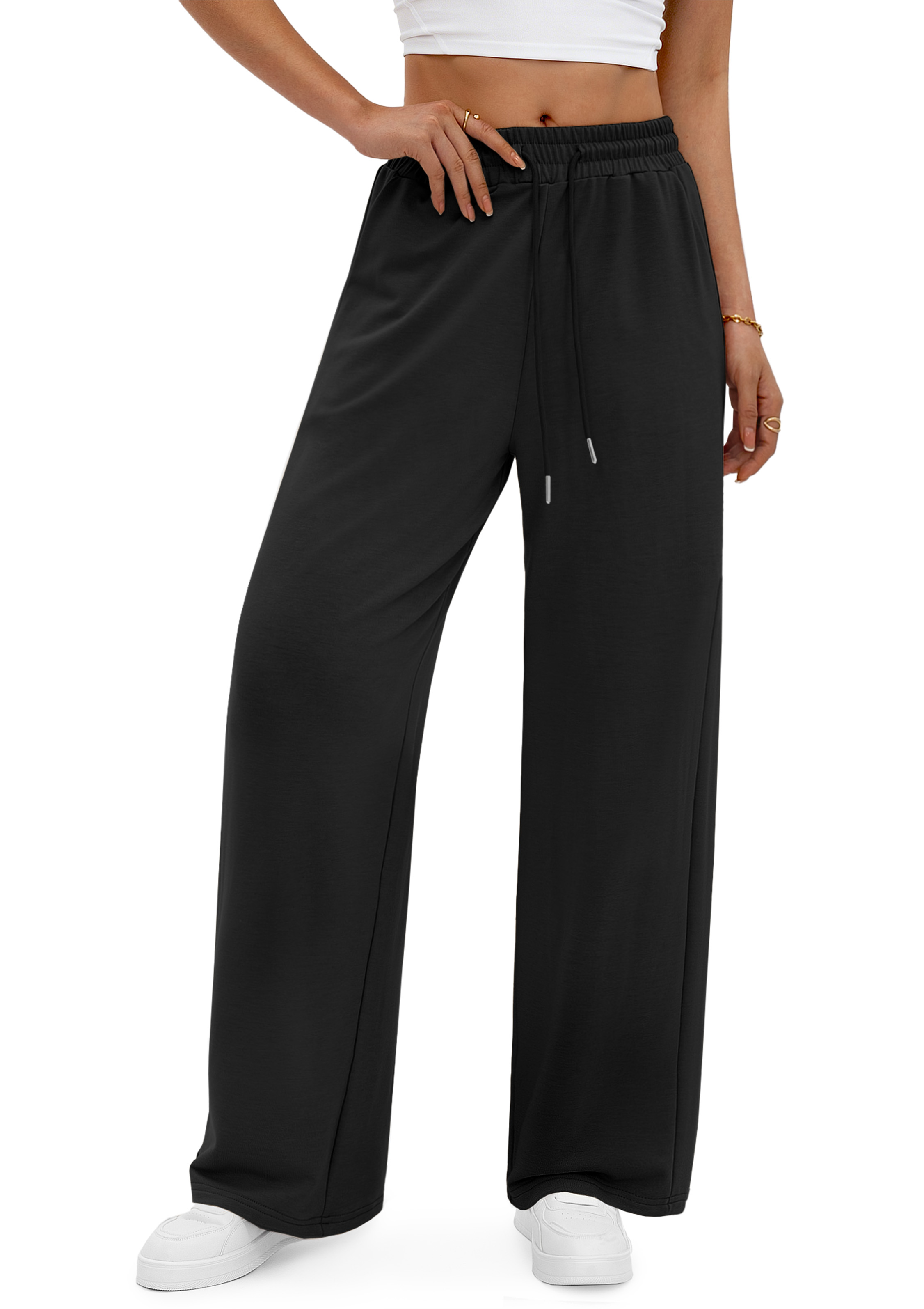 Fantaslook Women's Wide Leg Baggy Sweatpants photo 4