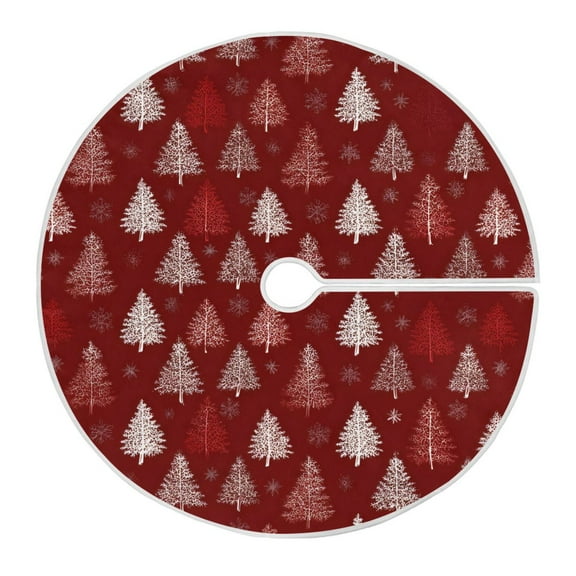 Ryvnso Christmas Tree Skirt Christmas Trees Xmas Tree Skirts Ornament Home Decorations 35.4"