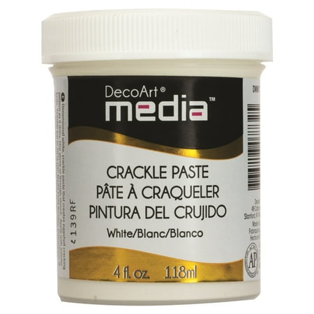 UPC: 0766218077325 | DecoArt Media Crackle Paste 4oz-White