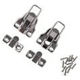 thumbnail image 1 of 2Pcs Jewelry Chest Cabinet Suitcase Case Trunk Toggle Hasp Latch Clasp Clip Silver, 1 of 10