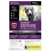 Nutri-Vet K9 Flea & Tick Defense for Dogs Kills & Repels 66Lb+