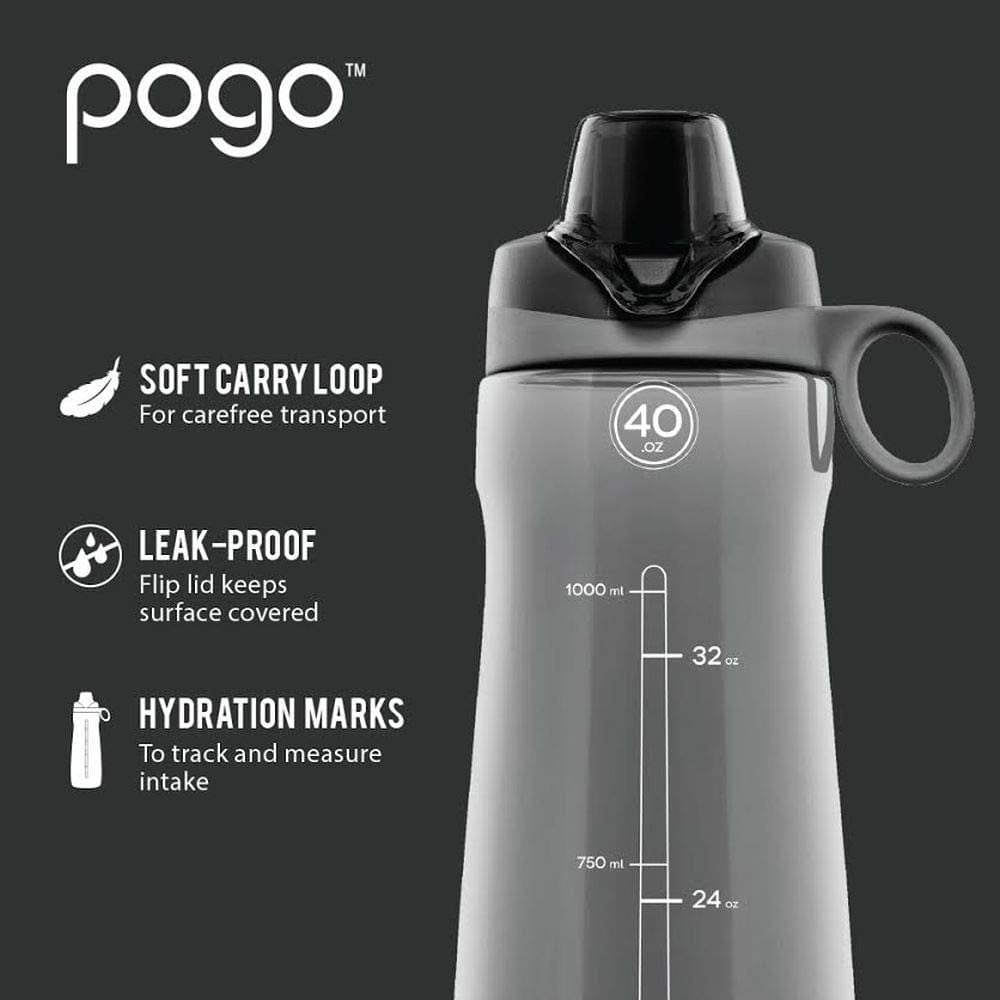 Pogo BPA-Free Plastic Water Bottle with Chug Lid, 32 oz. - All4Hiking.com
