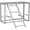 Gray 329, variant on Pink 2-Level Small Animal Cage for Rabbits, Chinchillas, Guinea Pigs with Wheels, Removable Tray, Ramp - 32L x 20.8W x 26H Inches, Iron and Plastic