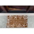 thumbnail image 5 of Contemporary Home Living 30" Durable and Non-Slip Doormat with "Welcome Seashells" Design, 5 of 5