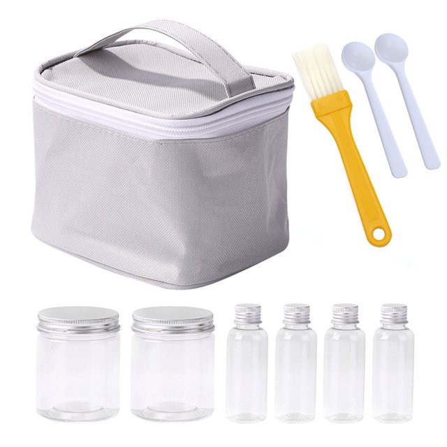 Sac de Rangement pour Pots d'Épices Sel Poivre BBQ, Bouteille d'Assaisonnement de Camping Extérieur (B)