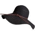 thumbnail image 4 of CoCopeaunts Wide Brim Bucket Hat for Women Summer Beach UV Protection Sun Cap Outdoor Traveling Charming Large Fisherman Hat, 4 of 8