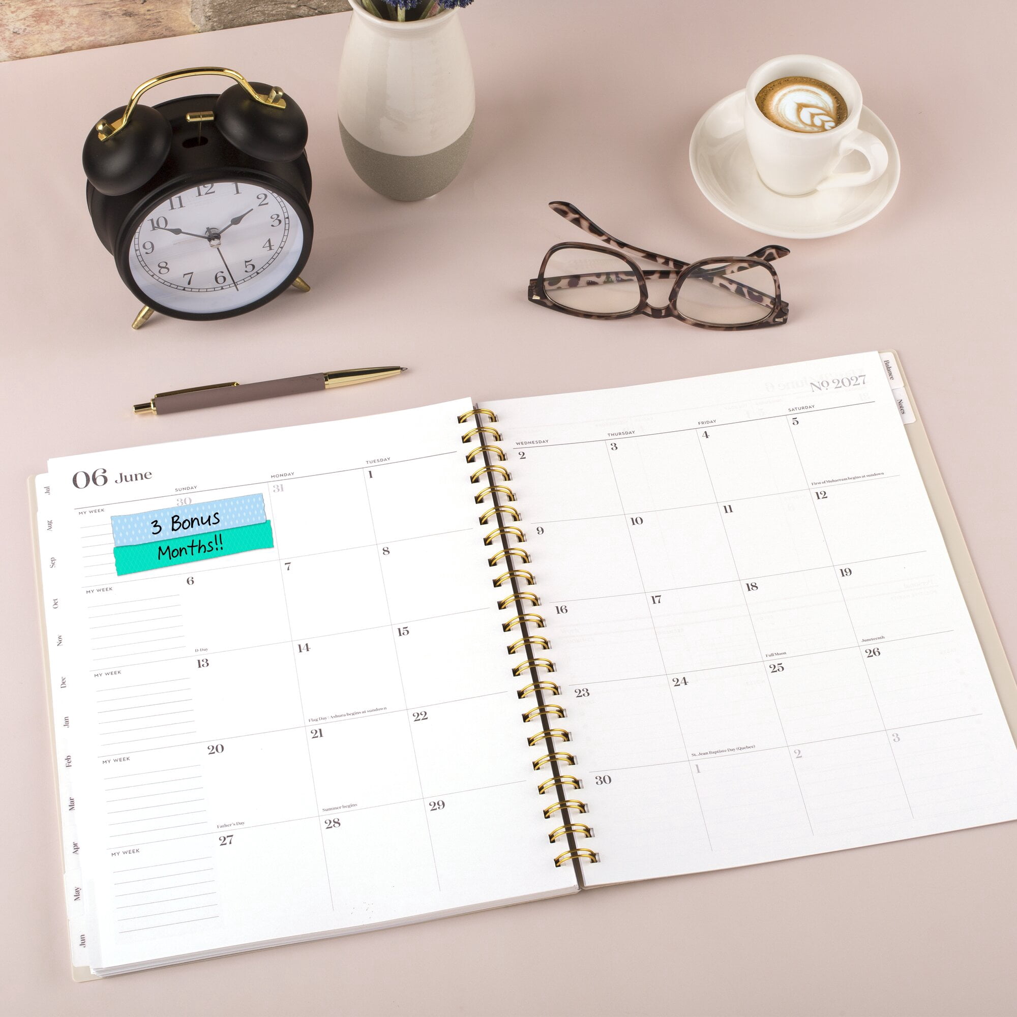 Mead Cambridge WorkStyle Balance Academic 2026-2027 Weekly Monthly Planner