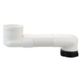 thumbnail image 3 of Offset Toilet Flange Extension Drain Drain Cleaning Replacement Drain Pipe for Plumbing Drainage Systems 30cm, 3 of 9