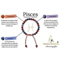thumbnail image 3 of Pisces Zodiac Crystal Bracelet Adjustable, 3 of 5