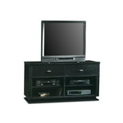 Sauder Meretto Entertainment Credenza, Ebony Ash