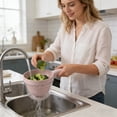 thumbnail image 5 of Kitchen Dual-Layer Draining Basket with Handle, Small Fruit Spinner and Strainer, Mini Colander, Watermelon Bowl Strainer Container for Berries, Vegetables, Fruits, 5 of 5