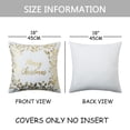 thumbnail image 7 of Christmas Decorations Throw Pillow Covers, Set of 4 Throw Pillow Cases with Holiday Decor, 18x18inch, White, 7 of 7