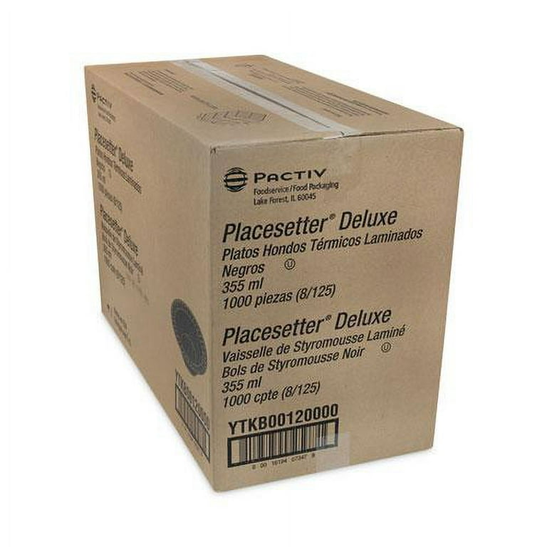 Placesetter Deluxe Laminated Foam Dinnerware, Bowl, 12 oz, 6 Placesetter Deluxe Laminated Foam Dinnerware, Bowl, 12 oz, 6