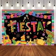 thumbnail image 6 of Vjnyvs Mexican Backdrop Mexico Fiesta Themed Photography Background for Colorful Carnival Bday Party Decorations Banner, 6 of 7