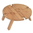 thumbnail image 2 of Outdoor Wine Table, Professional Design Picnic Desk Stable Structure Durable  For Picnic For Courtyard For Fishing, 2 of 8