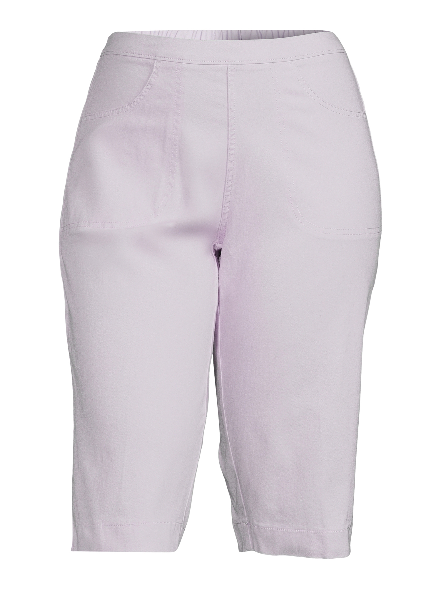 Just My Size Women's Plus Size Pull On 2 Pocket Stretch Capri - image 5 of 6