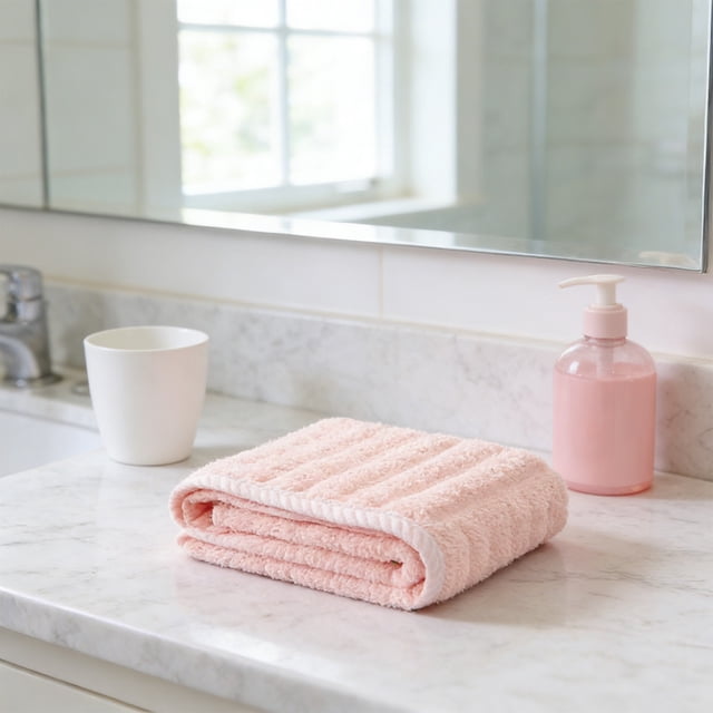 Toalla de baño suave y absorbente | Polar de poliéster de secado rápido | Ampliada y gruesa para baño y ducha | Toalla de manos y cuerpo para casa, gimnasio o viajes | Rosa, azul, gris, blanco
