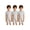 Grey, variant on Kids Boys Back-Zip Striped Romper 3-Pack Jumpsuit Adaptive Clothing for Special Needs Grey 16