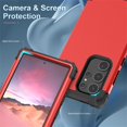 thumbnail image 6 of JTCASES for Samsung Galaxy S21 Ultra Case, Drop Resistant Corners, Wireless Charging, Heavy Duty Shockproof Hybrid Hard PC Bumper, Camera Protection, Skin-feel Anti-scratch Tough Cover,  Red, 6 of 7