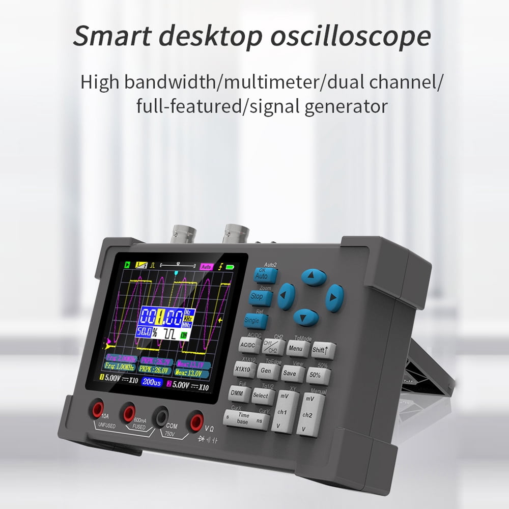 3in1 Oscilloscope Multimeter Signal Generator with IPS Display