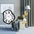 thumbnail image 2 of Reloj de pared creativo y distorsionado, escultura animal moderna, adorno de mesa de lujo, colección para sala de estar, dormitorio, chimenea, escrito, 2 of 8