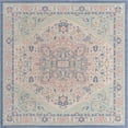 thumbnail image 1 of Unique Loom Whitney Medallion Border Rug 8' x 8' Square Multi/Ivory, 1 of 2