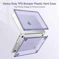 thumbnail image 5 of MOSISO Compatible with MacBook Pro 14 inch Case 2025-2021 M5 M4 M3 M2 M1 A3434 A3112 A3185 A3401 A2918 A2992 A2779 A2442, Heavy Duty TPU Bumper Hard Case&Keyboard Skin&Screen Film, 5 of 8