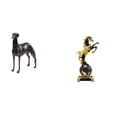 thumbnail image 1 of Elegante escultura de resina de animal, figura de y caballo, decoración moderna para el hogar, centro de mesa para sala de estar, dormitorio, es, 1 of 8