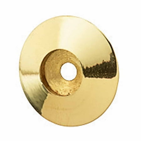 - Cabinet Knob Rosette Bright Solid Brass 1 1/4