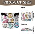 thumbnail image 2 of Haosy Cartoon Cats with Hat Golf Mallet Putter Cover Strong Magnetic Leather Golf Club Headcover Closure, 2 of 7