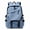 Blue, variant on Simple solid color backpack, travel backpack, plenty of storage space, very suitable for commuting, work and going out.