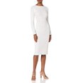 thumbnail image 1 of DRESS THE POPULATION Robe Emery pour Femmes, Blanc, Moyen US, 1 of 1