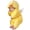 B#03-Yellow, variant on ZHANGDER Infant Duck Costume Toddler Baby Boys Girls Flannel Romper Hooded Jumpsuit Outfits