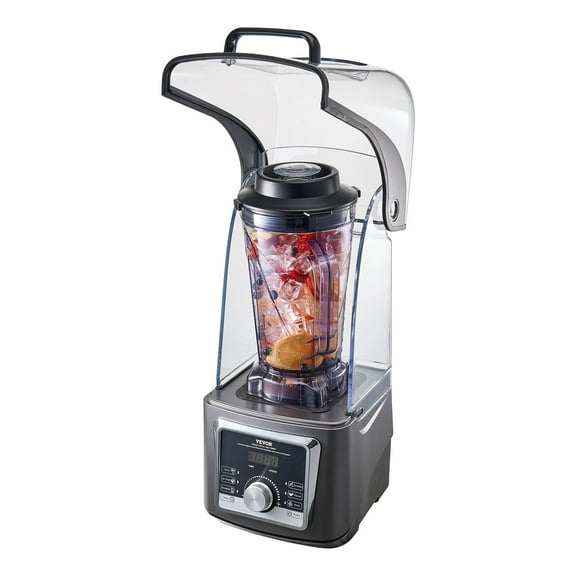 VEVOR Blender for Smoothies, 135 oz 1400W, Professional Blender with Powerful Motor, Multi-Functional Food Processing Blender with Noise Cover for Smoothie/Milkshake/Juice, Fits for Kitchen