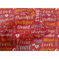thumbnail image 5 of oneOone Popeline de Coton Rouge Tissu Texte Matière de Robe Tissu Imprimé Tissu au Mètre 56 Pouces de Large, 5 of 5