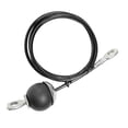 thumbnail image 2 of de polea de fitness Cable de 5 mm Diy Práctico Muñecas múltiples Muñecas de brazos Foradas de entrenamiento de accesorios portátiles de acero 400 cm, 2 of 8
