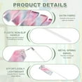 thumbnail image 3 of Uxcell 2 Pcs Dance Ribbons, 78.7 Inch Sparkly Gymnastics Ribbon Streamers with White Wand for Gymnastics Artistic, Pink, 3 of 7