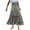 White, variant on Njagoc3 Womens High-Waisted Leopard Print Tiered Maxi Skirt with Ruffled Layers for Summer Resort Parties & Bold Fashion Looks