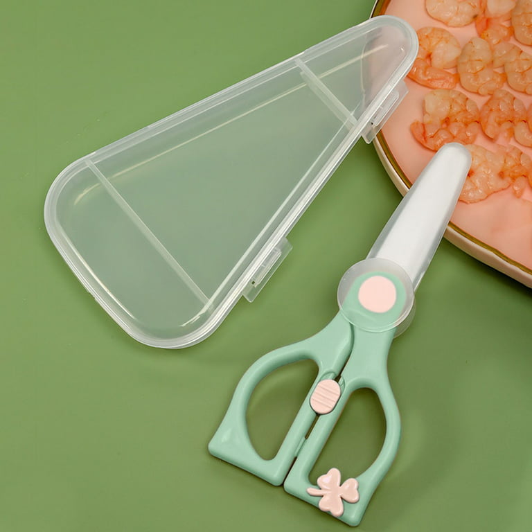 KEUSN Food Supplement Scissors Baby Food Scissors Children's Ceramic  Scissors Can Cut Meat Supplementary Food Tools 
