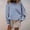 0 Blue, variant on HAPIMO Women's Fashion Striped Sweatshirts Relaxed Fit Long Sleeve Crewneck Pullover Tops Fall Casual Workout Blouses Gray L