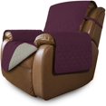 thumbnail image 1 of Housse Réversible 2024 Résistante à l'Eau pour Fauteuil Inclinable avec Sangles Élastiques Gris/gris Pâle, 1 of 7