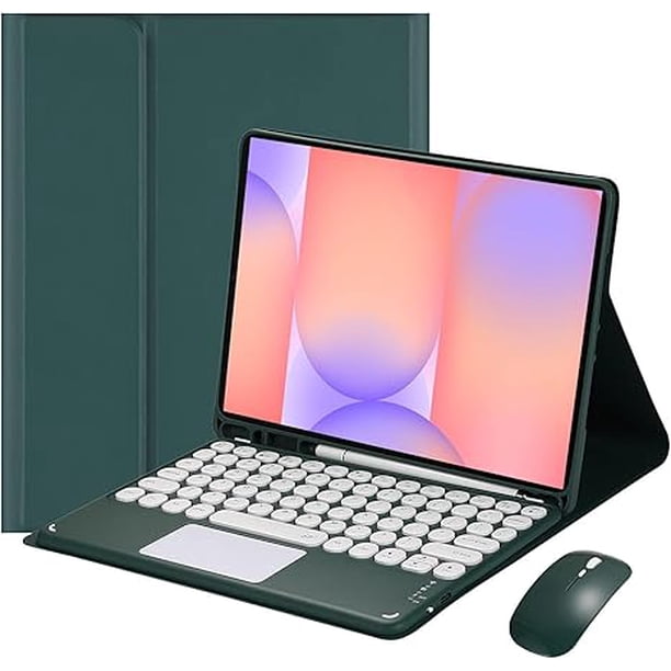 Samsung Galaxy Tab S10 Lite/S10 FE/S9 FE 10.9-inch / Tab S9 11-inch Touch Keyboard Case (Dark green)