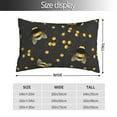 thumbnail image 2 of Fotbe Bee Funda de Almohada Decorativa Estilo Occidental, Lujo en Algodón, Fundas para Almohadas King, Cojín Estampado para Decoración del Hogar-16"x24", 2 of 6