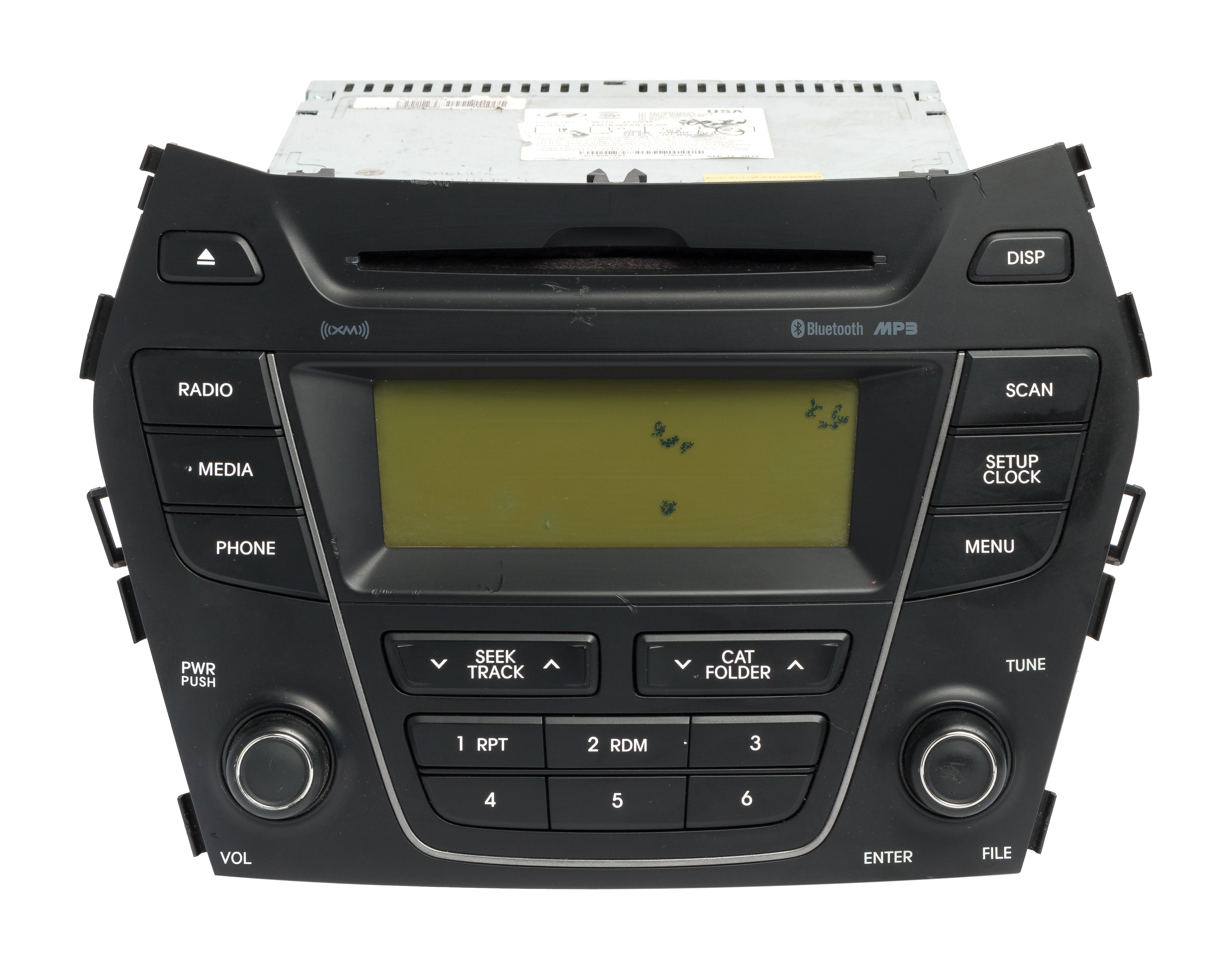 Restored 2013-2014 Hyundai Santa FE AM FM Radio Bluetooth XM CD MP3 ...